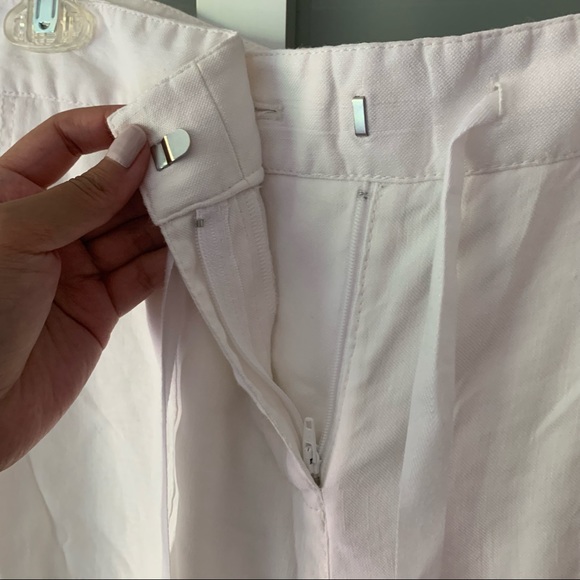 White Linen Pants - Picture 5 of 6